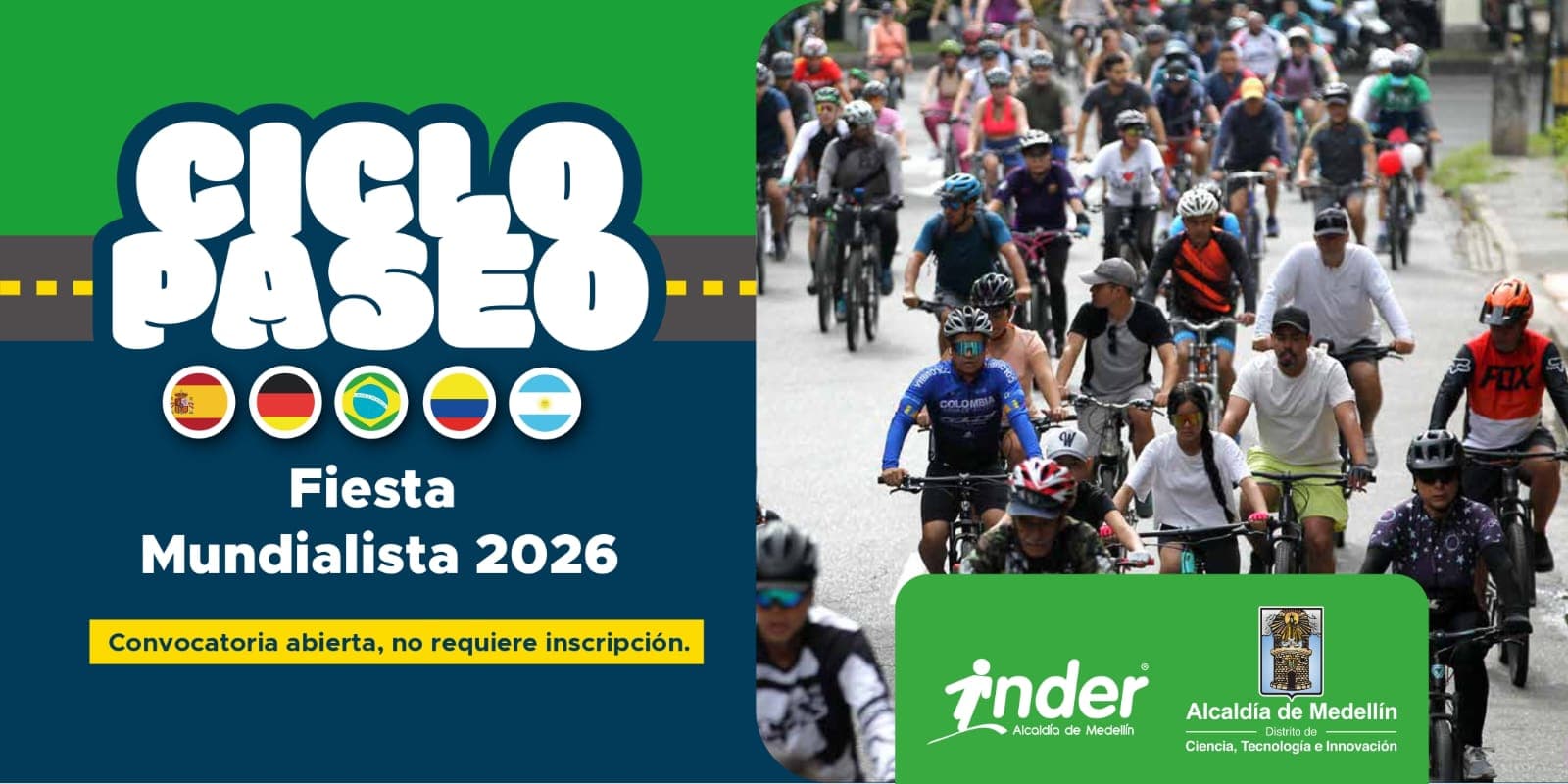Ciclopaseo Fiesta Mundialista