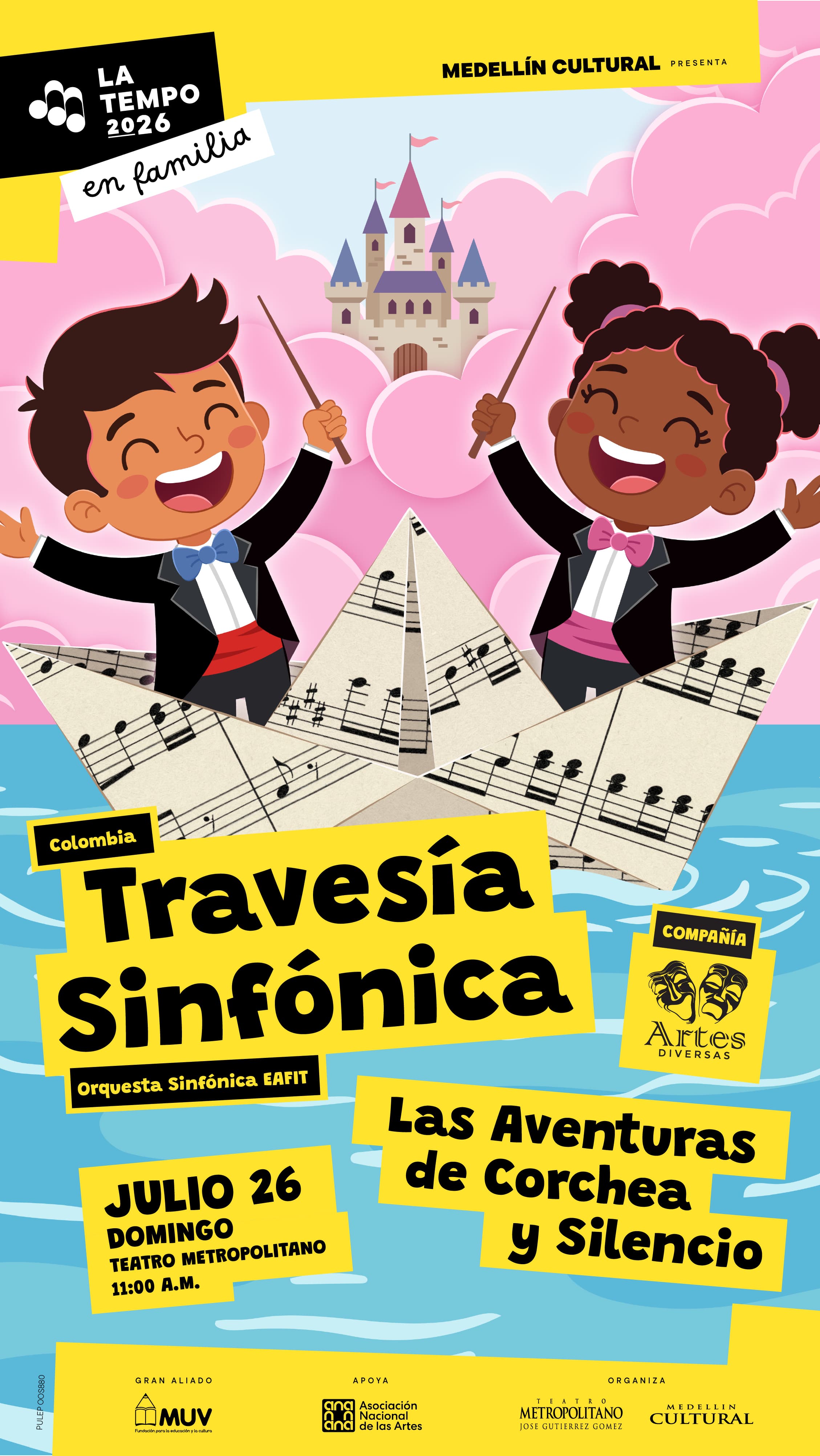 Travesía sinfónica: las aventuras de corchea y silencio