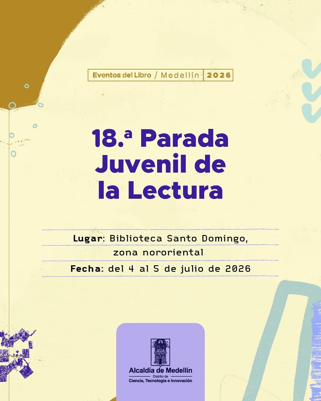 18.ᵃ Parada Juvenil de la Lectura 2026