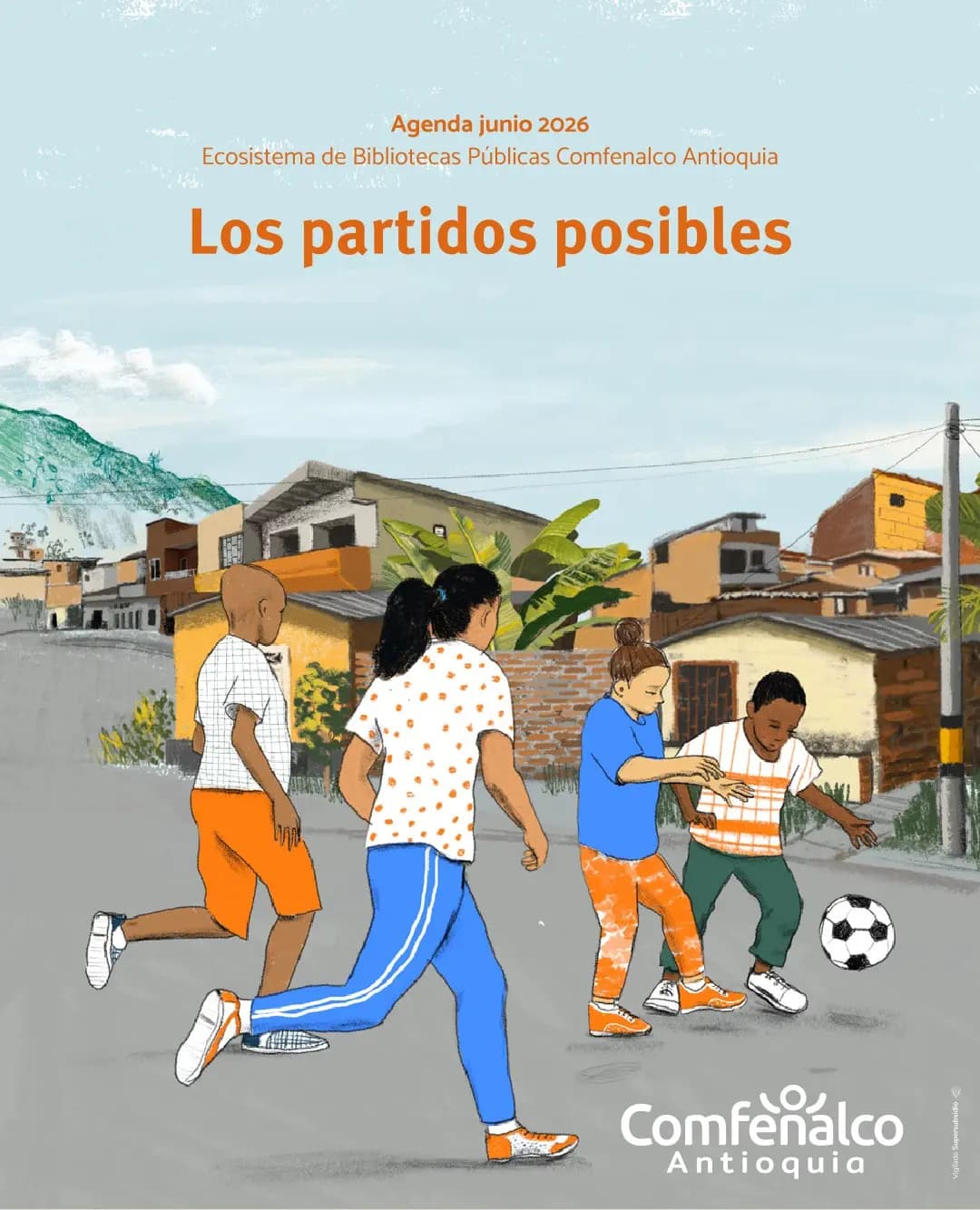 Agenda junio Ecosistema Bibliotecas de Comfenalco Antioquia 2026