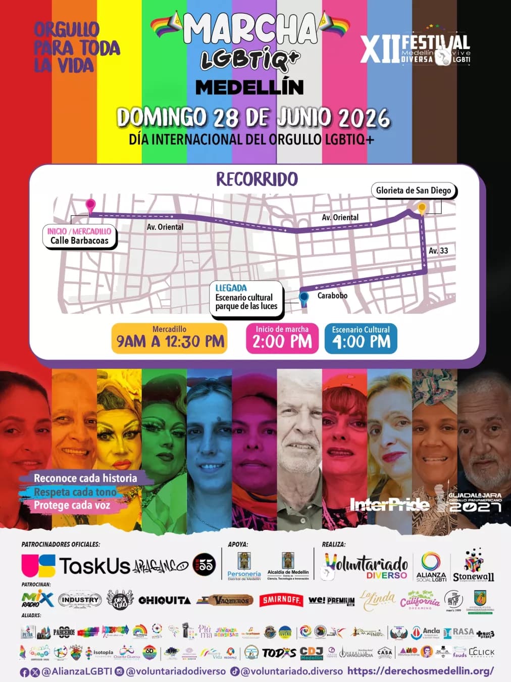 Marcha LGBTIQ+ Medellín 2026: orgullo, diversidad y derechos