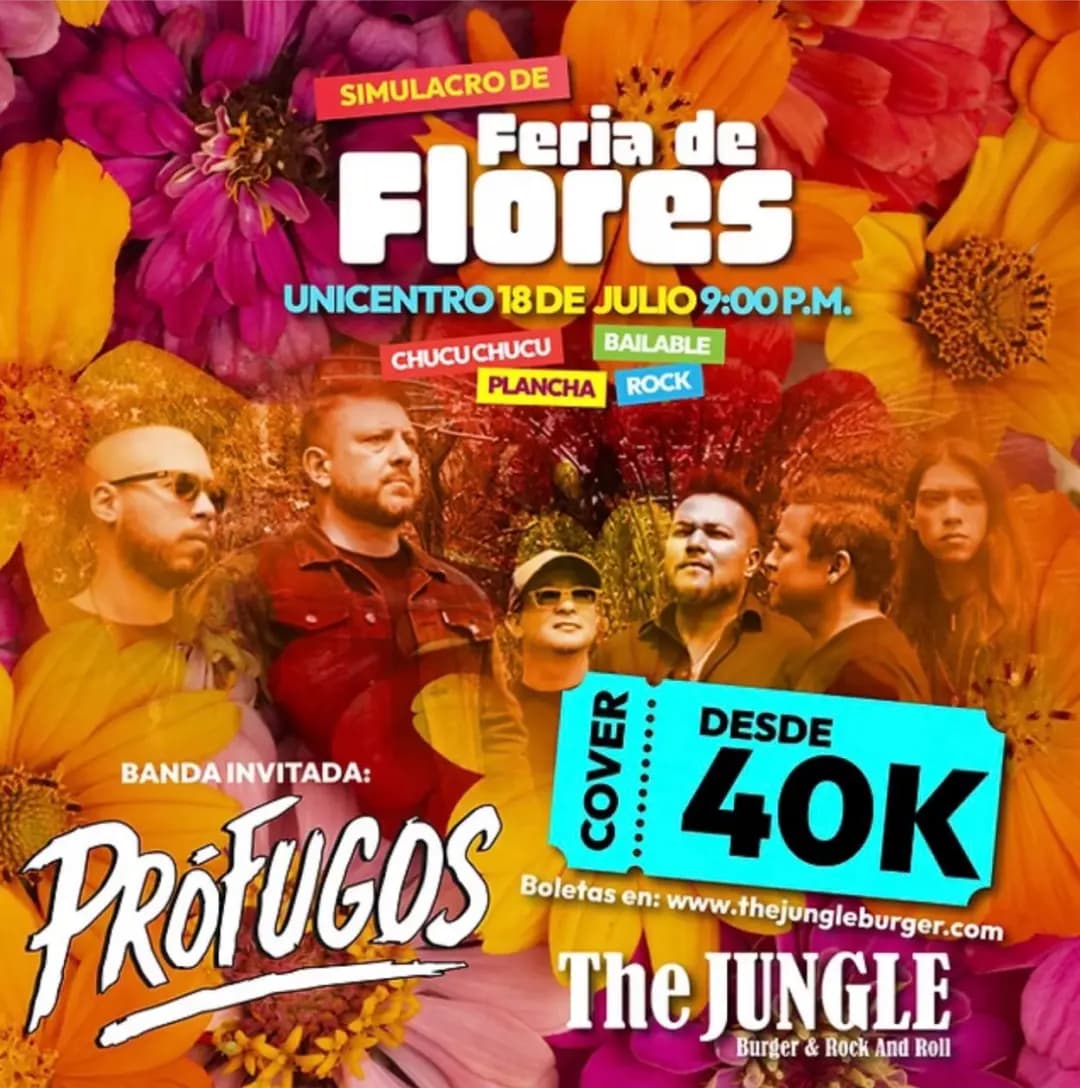 Simulacro de Feria de Flores con Prófugos
