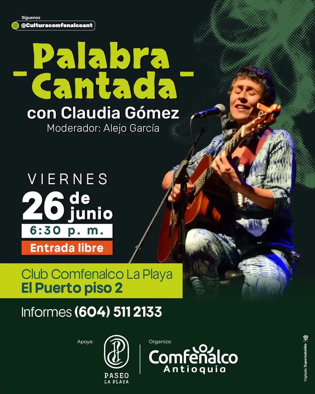 Palabra Cantada con Claudia Gómez