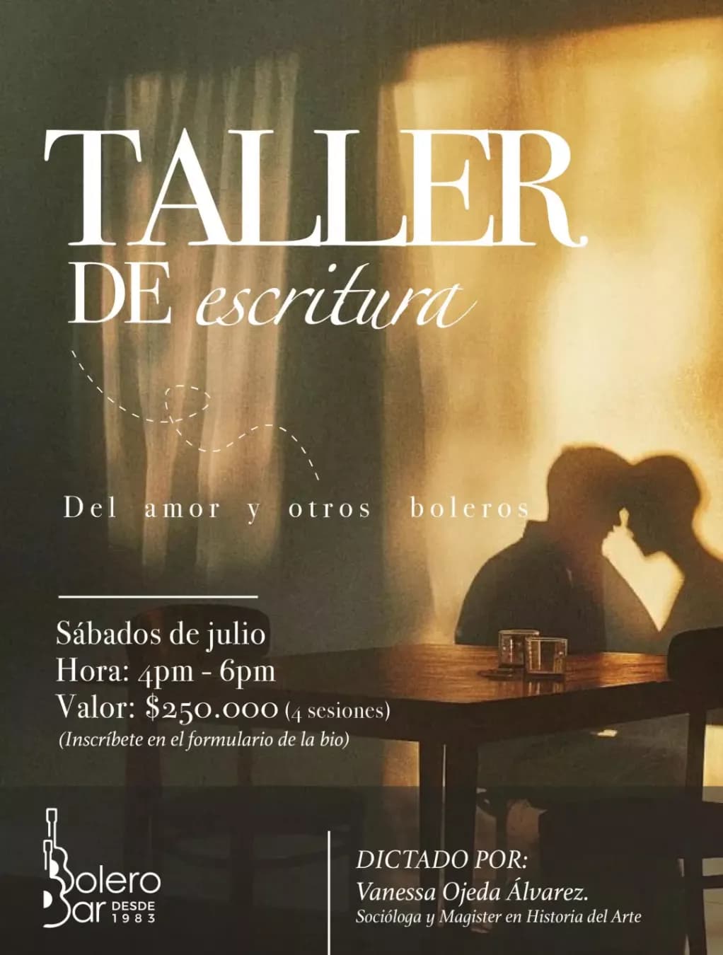 Taller de Escritura: Del Amor y Otros Boleros