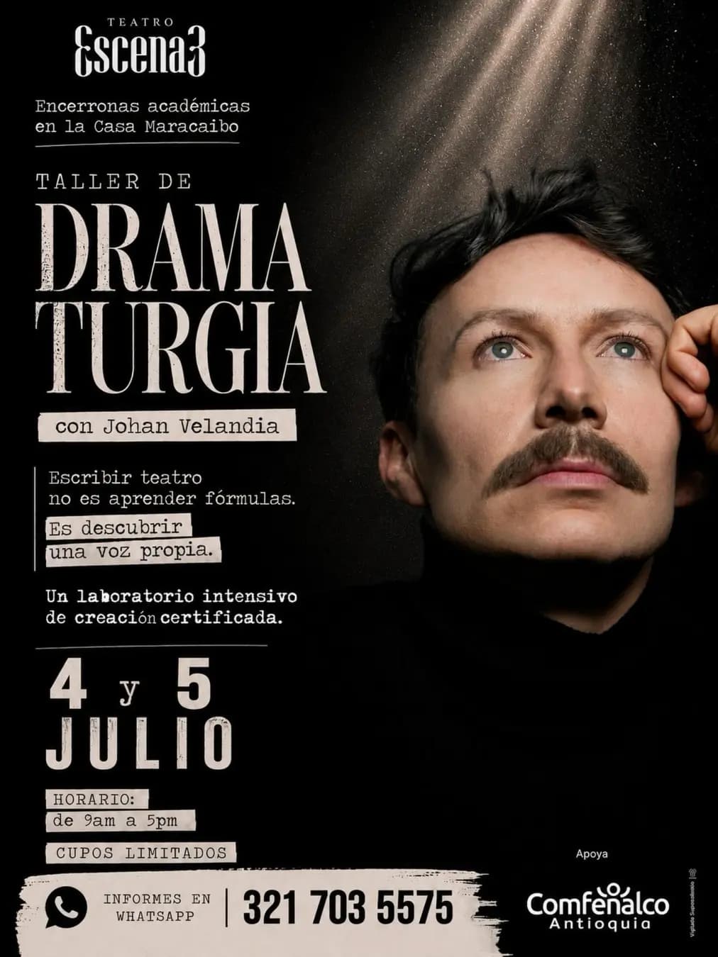 Taller de Dramaturgia con Johan Velandia