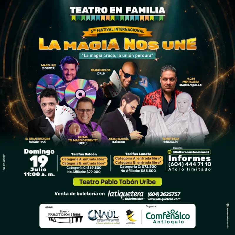Teatro en familia: La Magia Nos Une