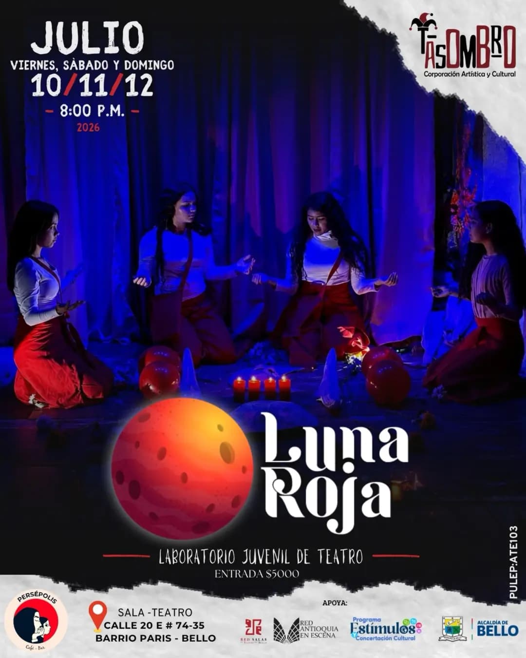 Luna Roja, Adolecer