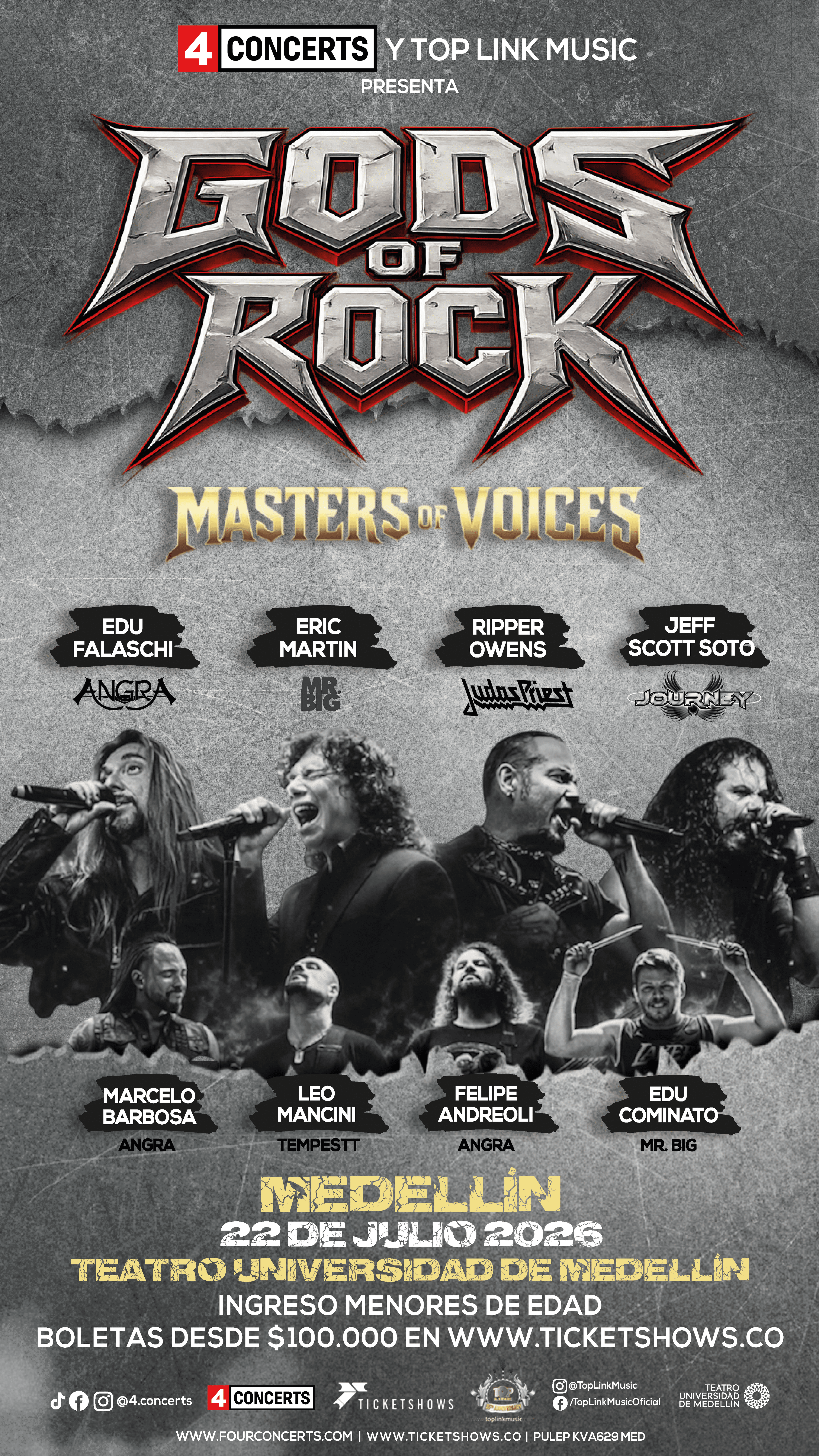 GODS OF ROCK – MEDELLÍN